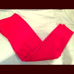 Loft skinny red pants